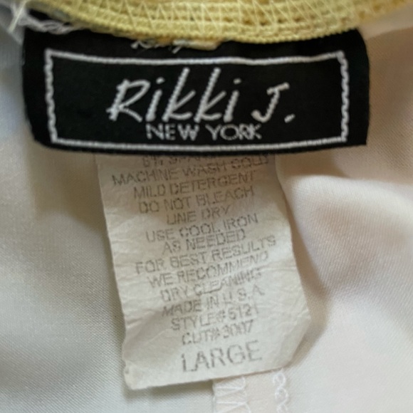 Yellow Hawaiian Print Skirt Vintage Y2K BodyCon High Waist Mini 90s Size Large - Picture 3 of 3